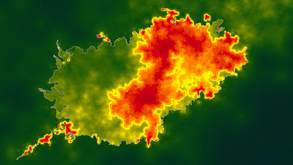Kaart Eesti metsade kuivustressist värvikoodiga punane-kollane-roheline, näidates NDVI indeksi muutusi 2018. aastal