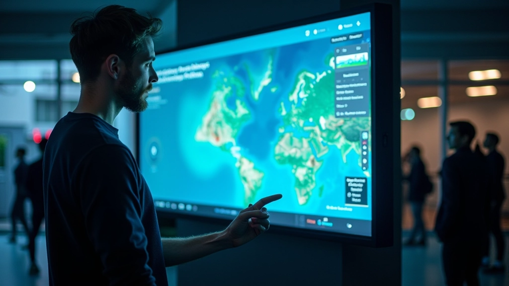 Interaktiivne kaardi rakendus arvutis, näitab kohalikke ressursse ja keskkonnaalaseid andmeid